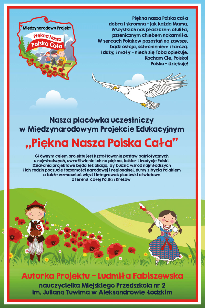 Plakat Informacyjny Piekna Nasza Polska Cala